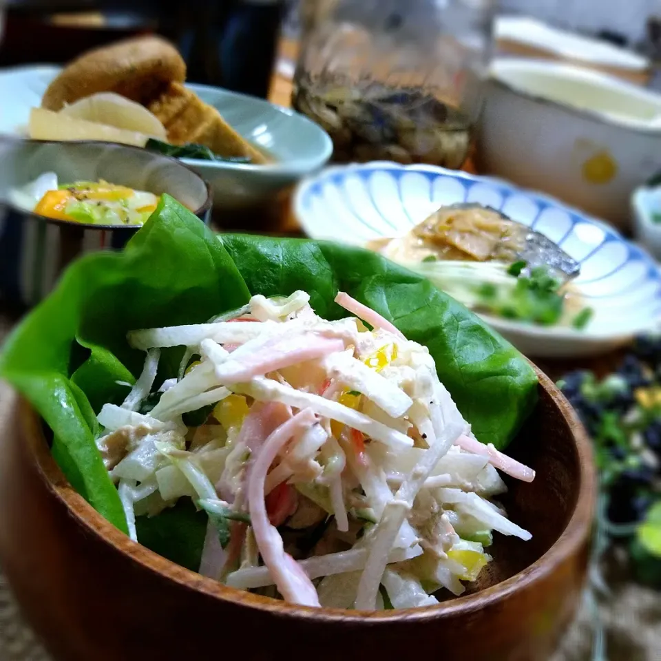 Snapdishの料理写真:ヤーコンのサラダ🔰|とまと🍅さん