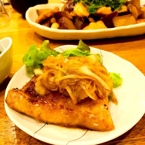 「ねぎ」を使ってみたSnapdishの料理・レシピ写真:カジキマグロのステーキ