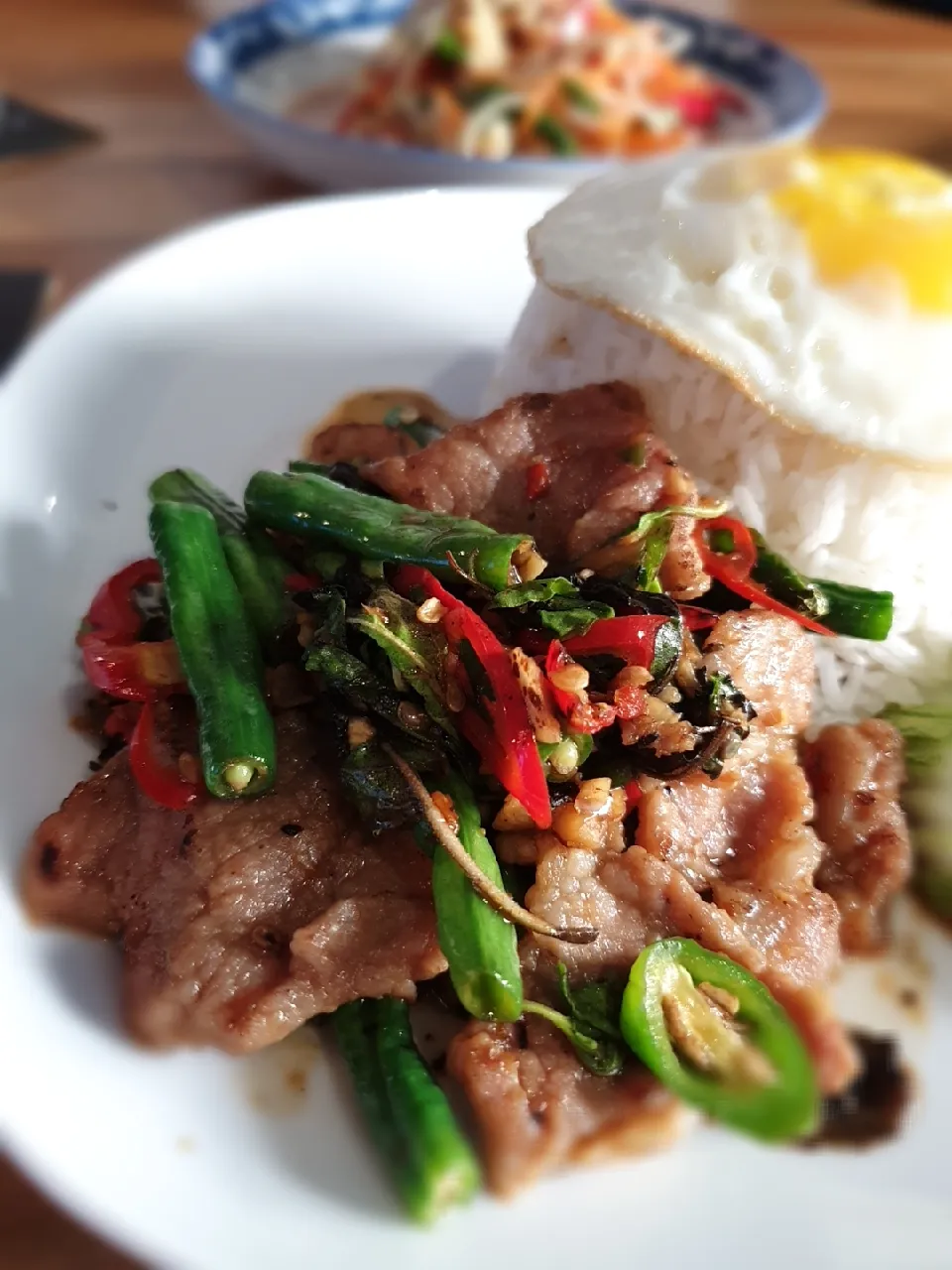 Thai Basil Pork with Fragrant Rice|Karen Gehさん