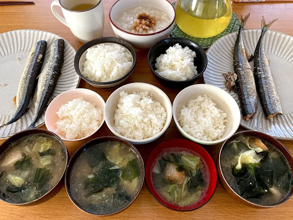 ＊さんまの塩焼き朝食＊|＊抹茶＊さん