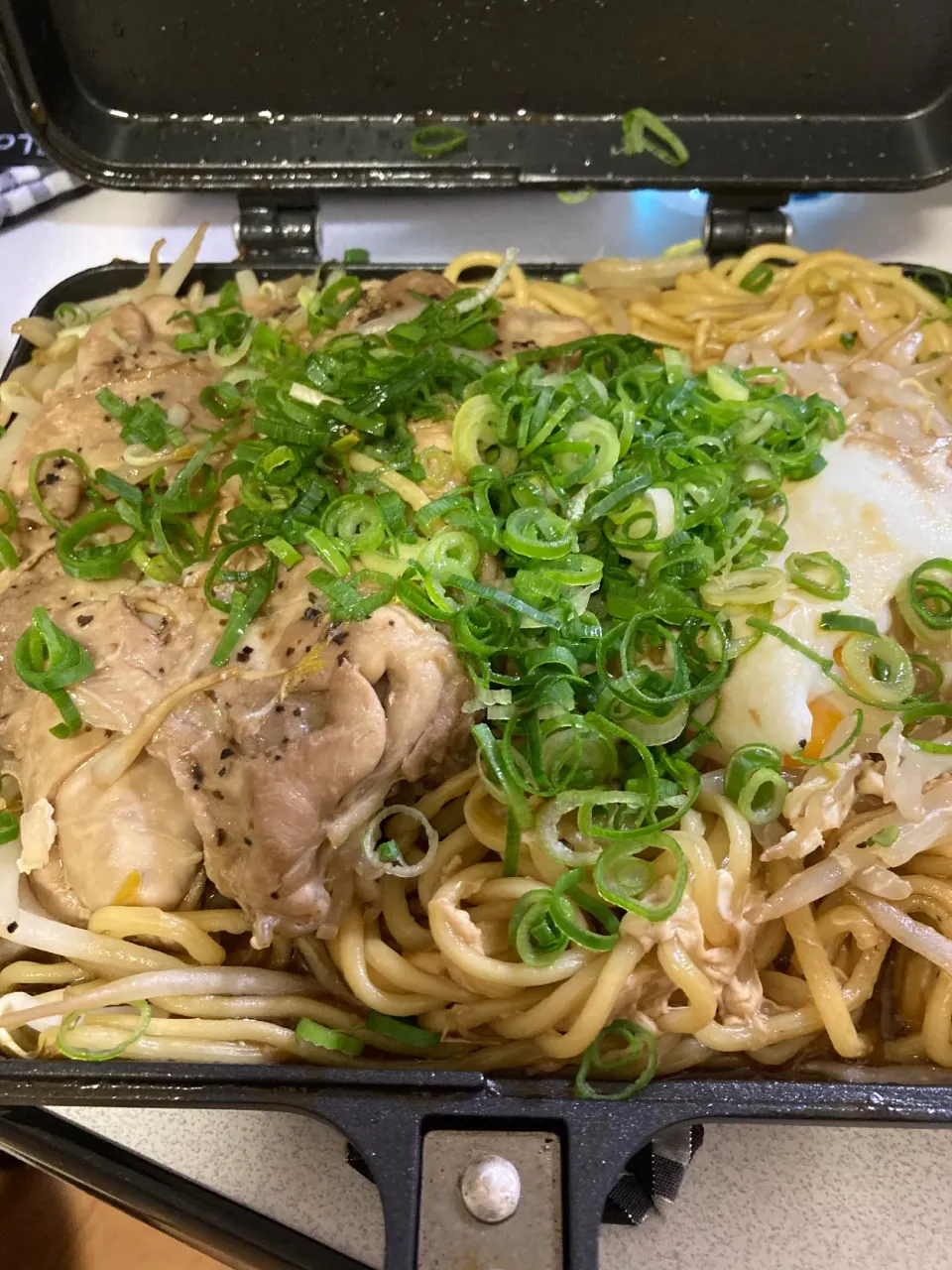 Snapdishの料理写真:親子焼きそば|マサヲさん