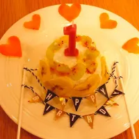 Snapdishの料理写真:息子への誕生日ケーキ🎂|シャンさん