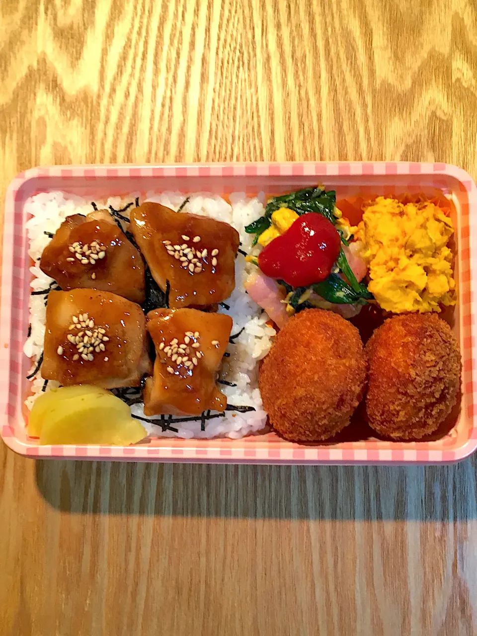 テリチキえびかつ弁当|あぐりさん