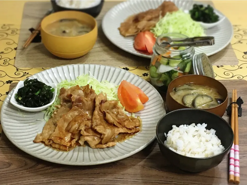 生姜焼き～夕飯|チムニーさん