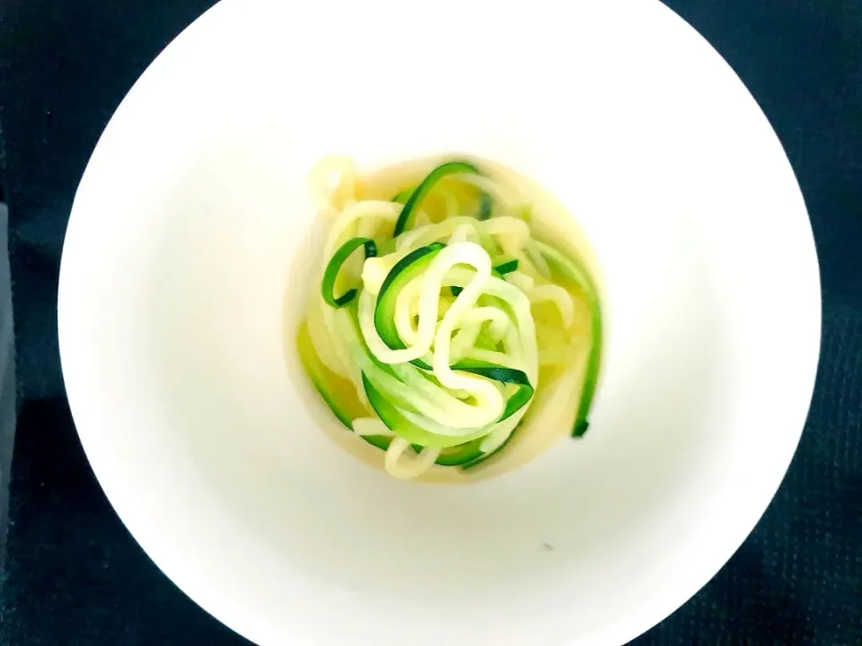 Babymarrow spaghetti, salted burnt butter|Cindyさん