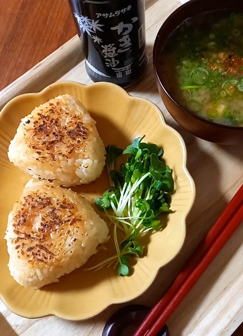 焼きおにぎり|まりおさん