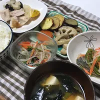 Snapdishの料理写真:まごわやさしい晩御飯|makyさん