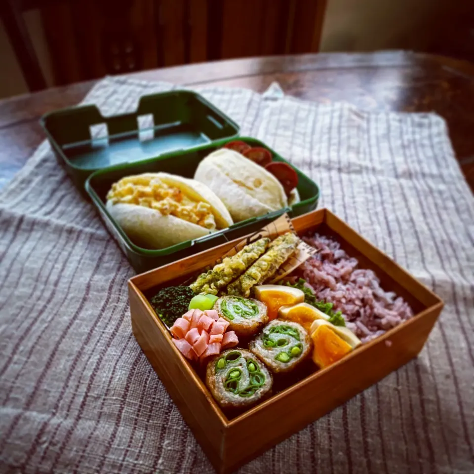 おじ弁…インゲンの豚バラ巻き🐷お弁当💁🏻‍♀️|カンカンさん