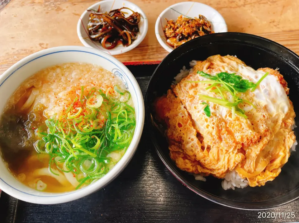 英ちゃんうどん　カツ丼ミニうどんセット|コージ💫さん