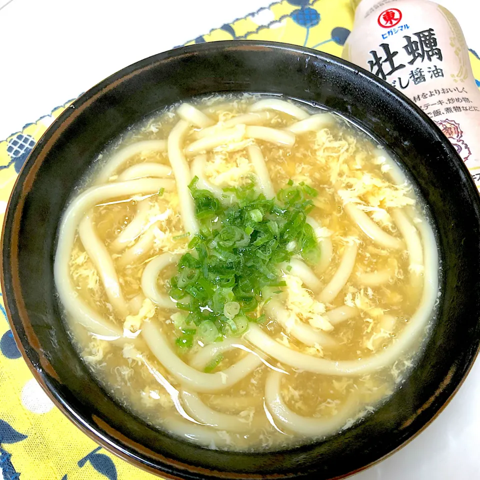 卵とじうどん|ぷーはるひゅうさん