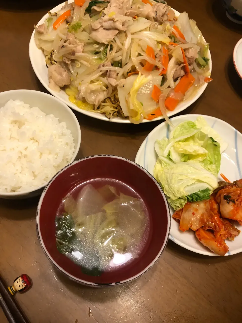 Snapdishの料理写真:白菜づくし、あんかけ焼きそば|masaさん