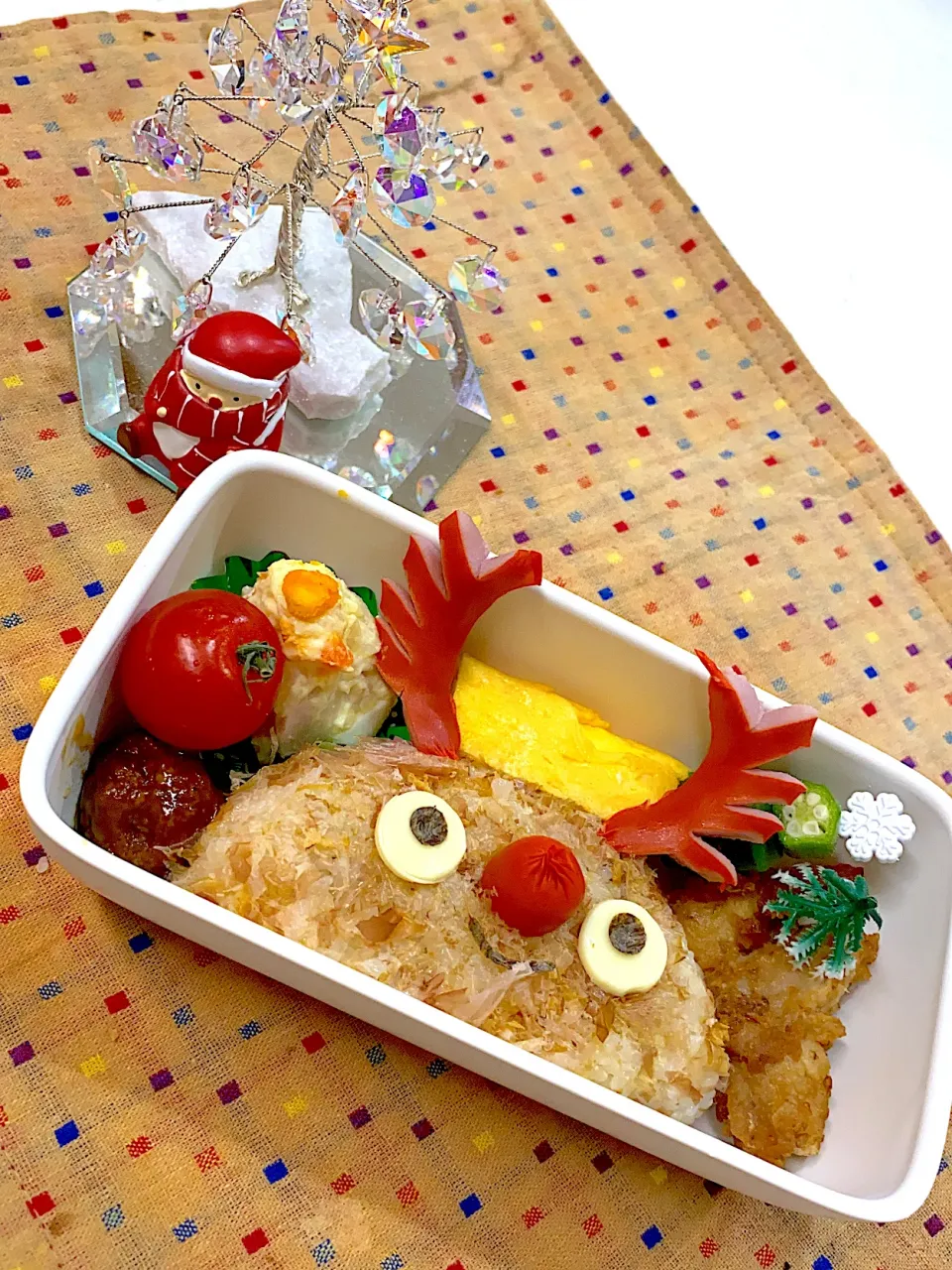 Snapdishの料理写真:トナカイお弁当🎄|Yukiさん