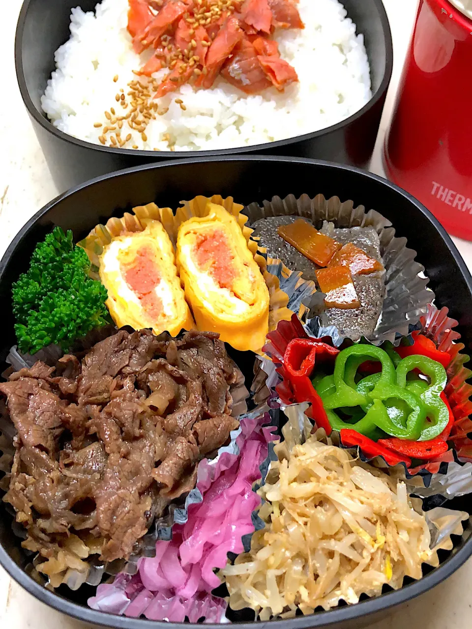 Snapdishの料理写真:牛しぐれ煮弁当|teteさん