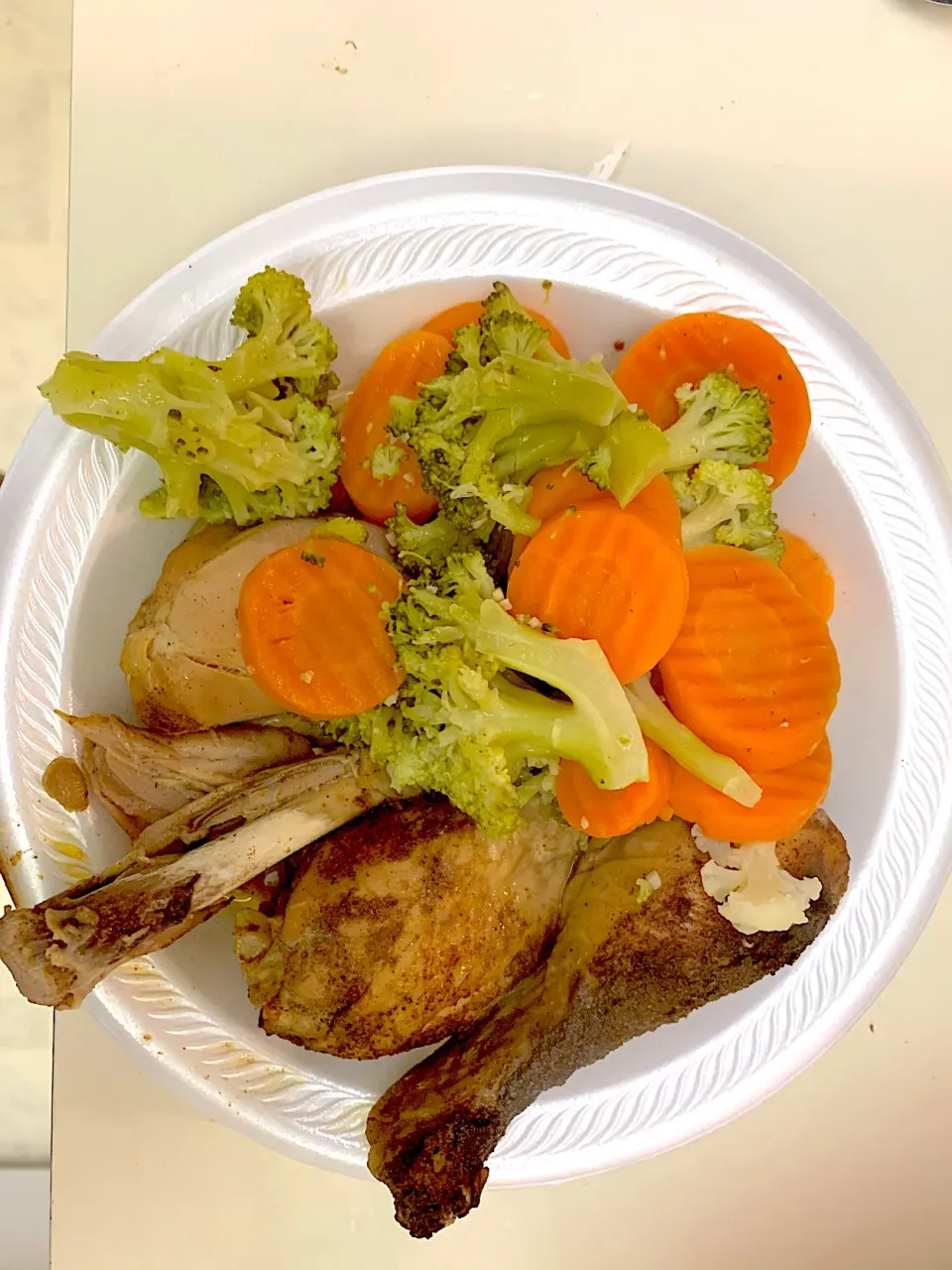 Snapdishの料理写真:Jamaican jerk chicken with veggies|Kareem Boogieさん