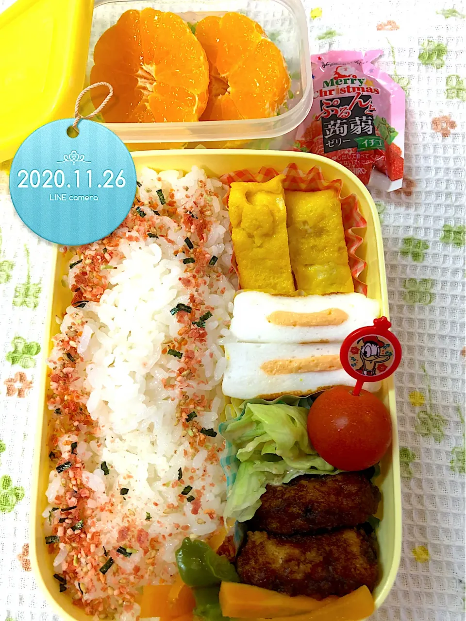 たらこはんぺんJKお弁当|harutomomamaさん