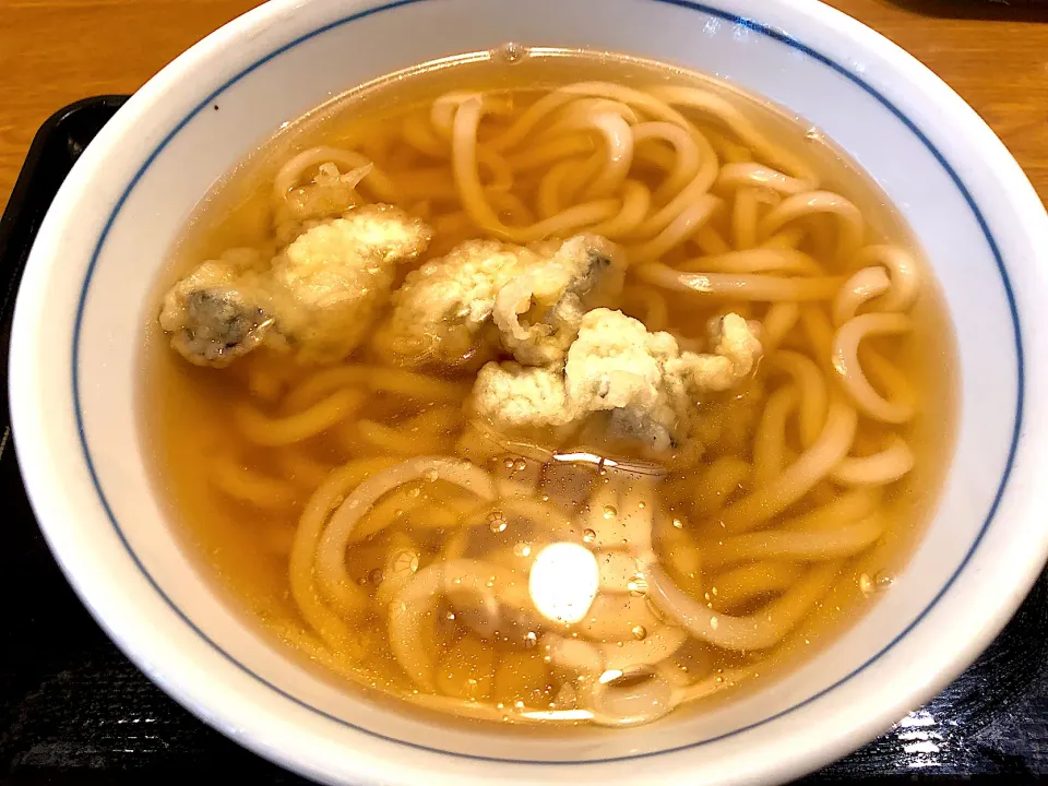 Snapdishの料理写真:牡蠣天うどん|T. Wonderさん