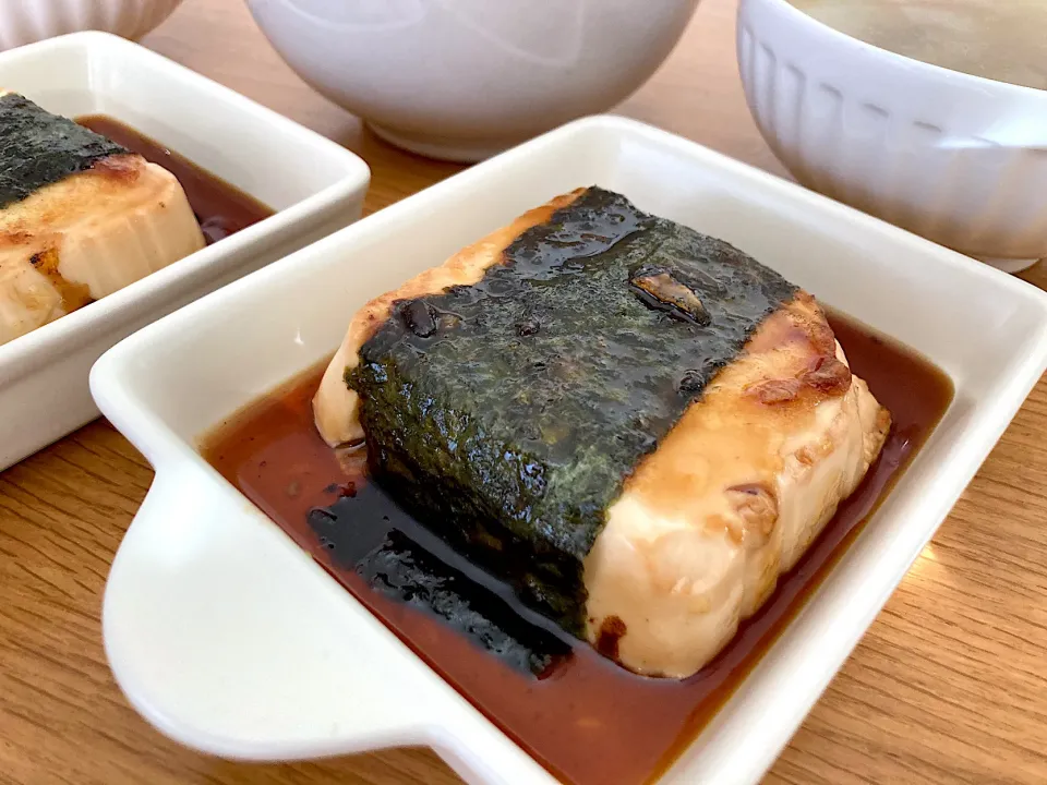 ＊豆腐の磯辺焼きヘルシーランチ＊|＊抹茶＊さん