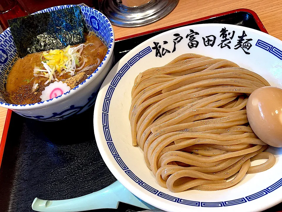 Snapdishの料理写真:松戸富田製麺 魚介濃厚味玉つけ麺|CSさん