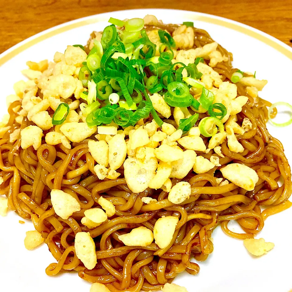 マルちゃん正麺焼きそば✨イカ天かす後乗せが美味しい🤩その3|まいりさん