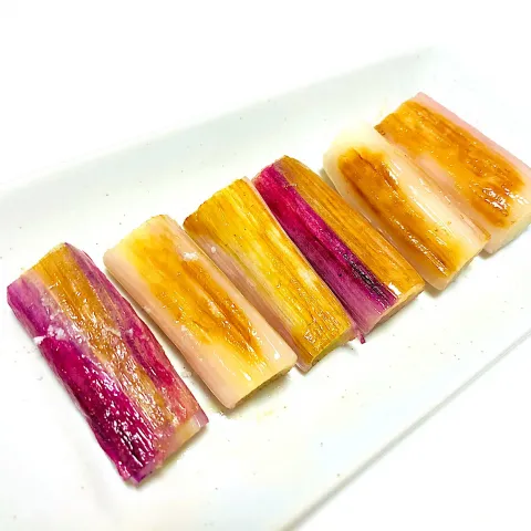 「ねぎ」を使ってみたSnapdishの料理・レシピ写真:赤ネギ焼いただけ