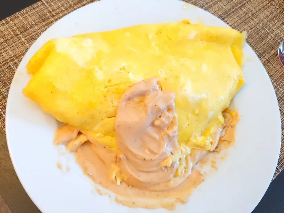 Snapdishの料理写真:Gravy Riceomelet|Ankoさん