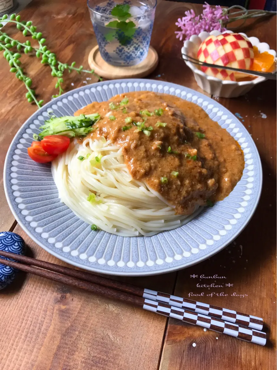 寒い日は冷やし麺♪|ハナたなさん