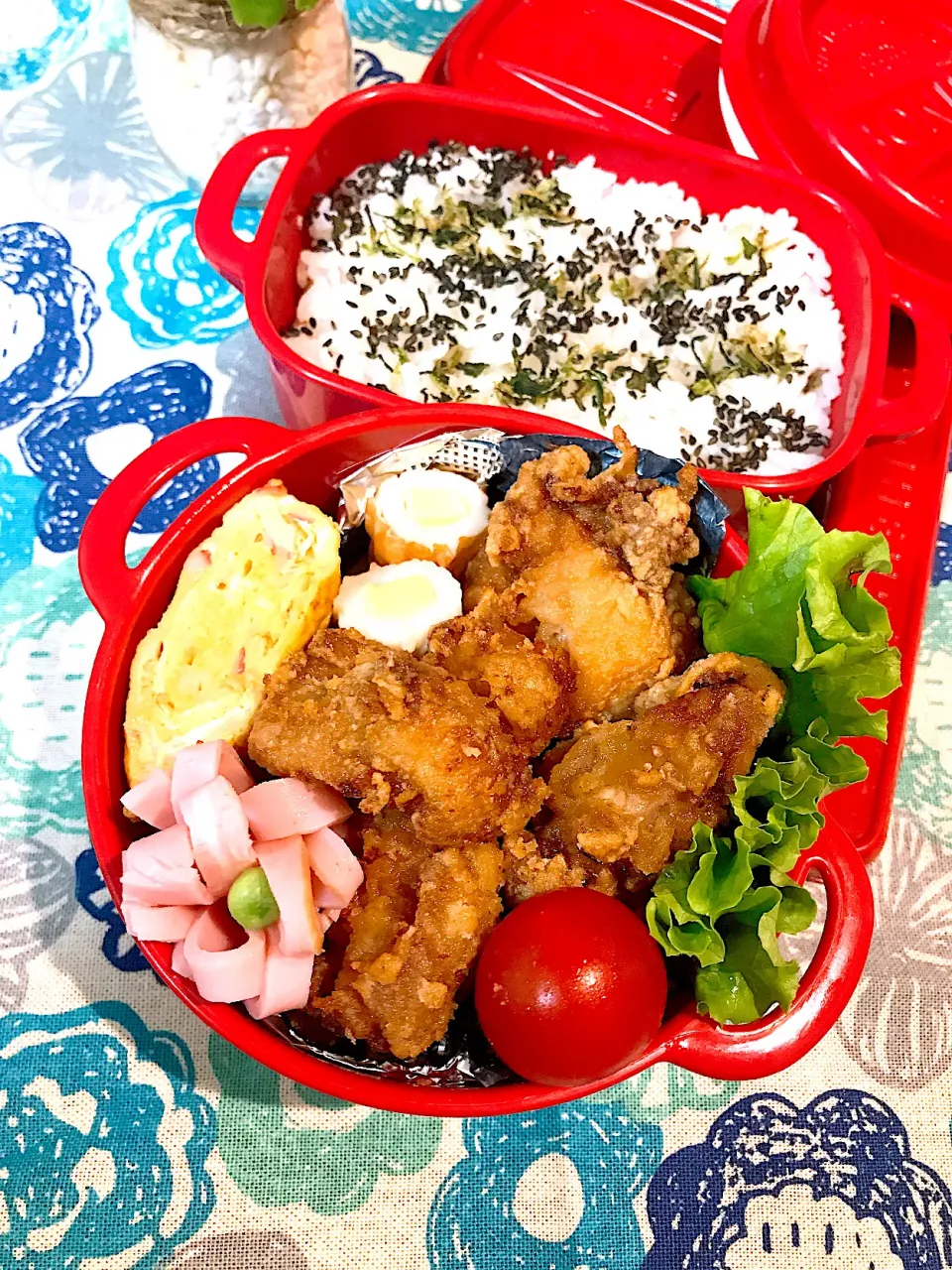 ✲︎唐揚げ弁当✲︎♡︎✩︎❤︎❇️|🌼はなちゃん🌼さん