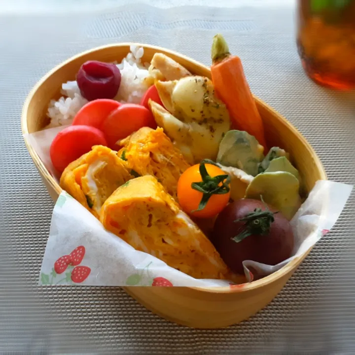 鶏むねラクレットチーズピカタのお弁当|ゆっこさん