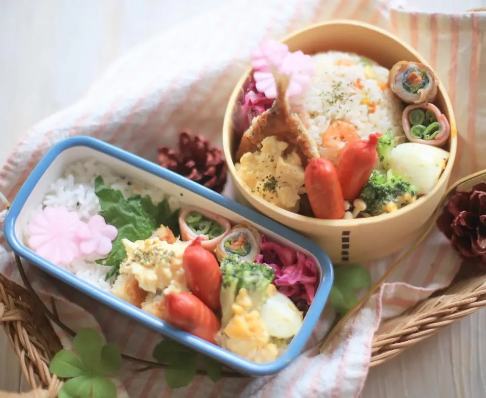 アジフライ＆白身魚のフライ弁当|ゆいか＊さくママさん