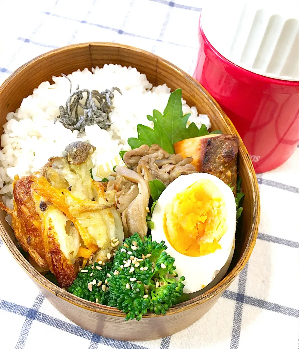 今日のパパ弁当は和食弁当♪粕汁付き✩.*˚|key♪さん