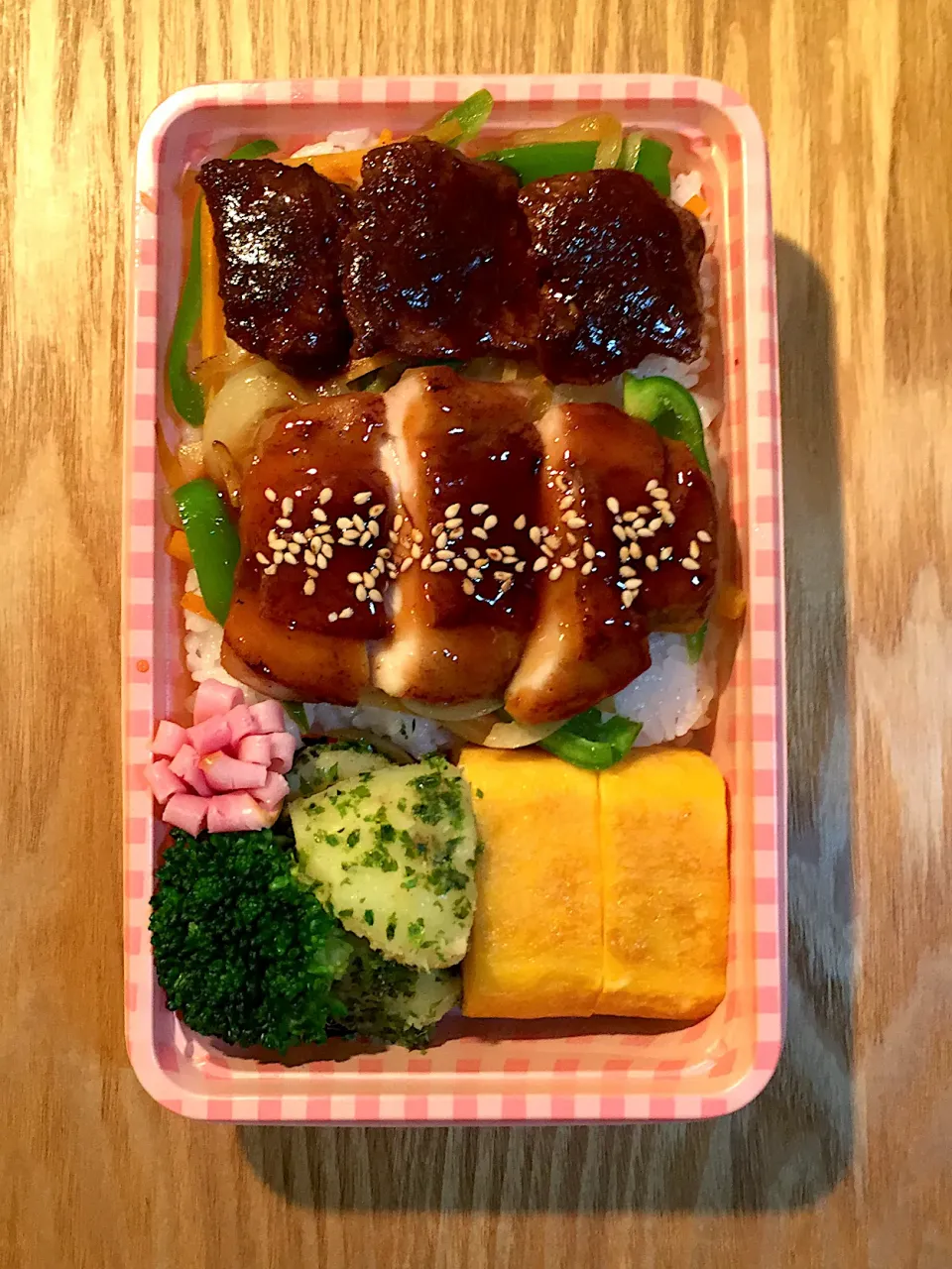 焼肉テリチキ弁当|あぐりさん