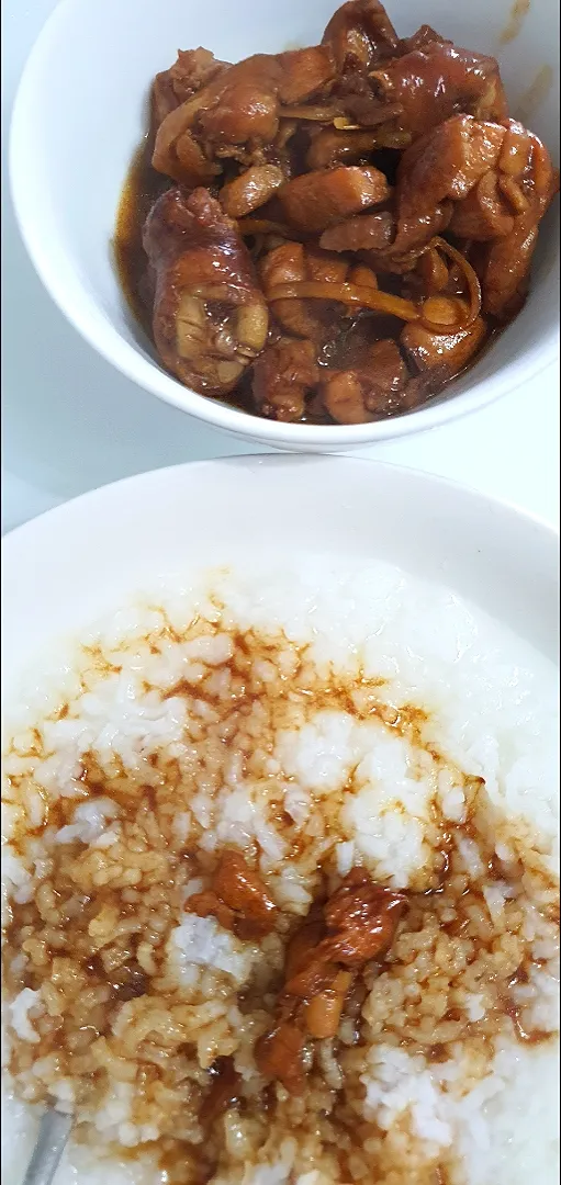 粥 麻油鸡腿肉😋😍🥰💋|🌷lynnlicious🌷さん