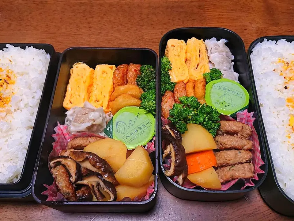 Snapdishの料理写真:11月26日娘と息子のお弁当|秀美«シュウビ»さん