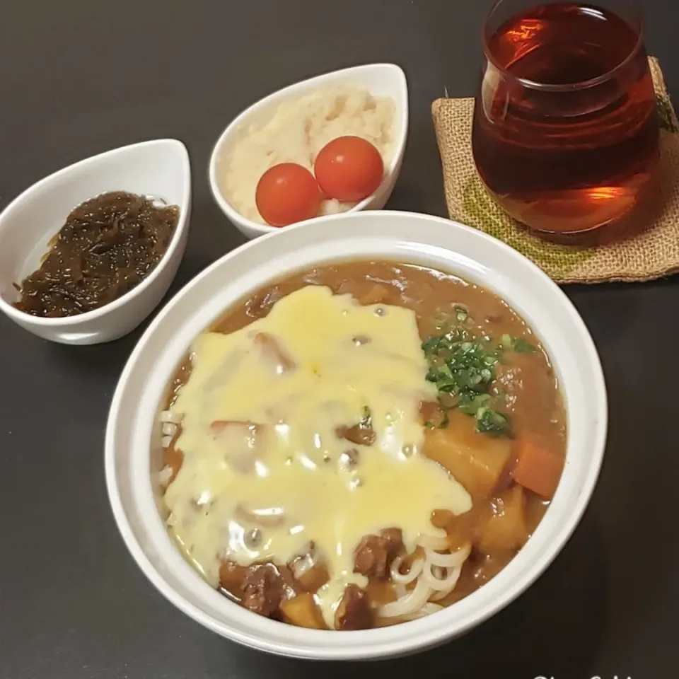 チーズカレーもち麦うどん|Yukiさん