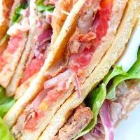 yummy club sandwich|lajuさん