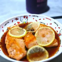 Salmon with honey n lemon|Winterさん