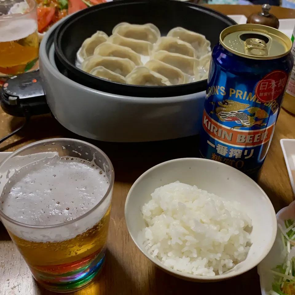 Snapdishの料理写真:餃パ♪(冷凍だけど)|matchさん