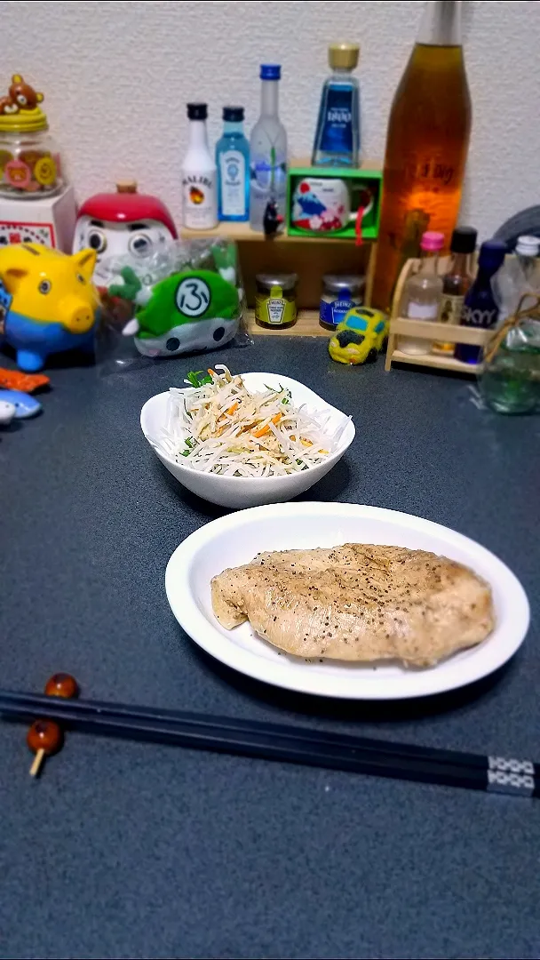 Snapdishの料理写真:手作りサラダチキン🐓|masaki .fさん