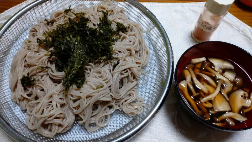 11/27の夕食
ざるそば|卯月さん