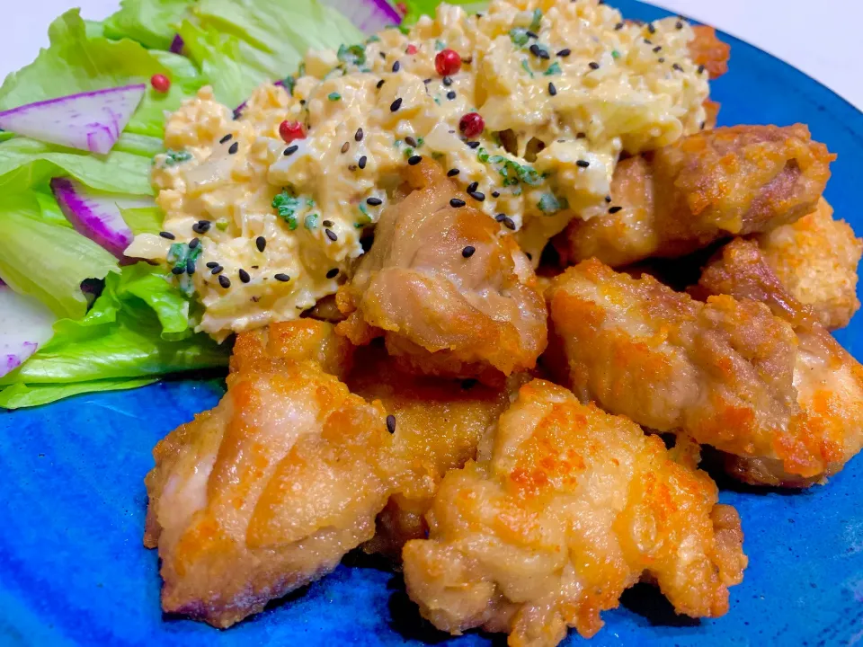 ぽっちさんの料理 チキン南蛮🐣🐔タルタルソースたっぷりでどうぞ♬|ひろりんさん