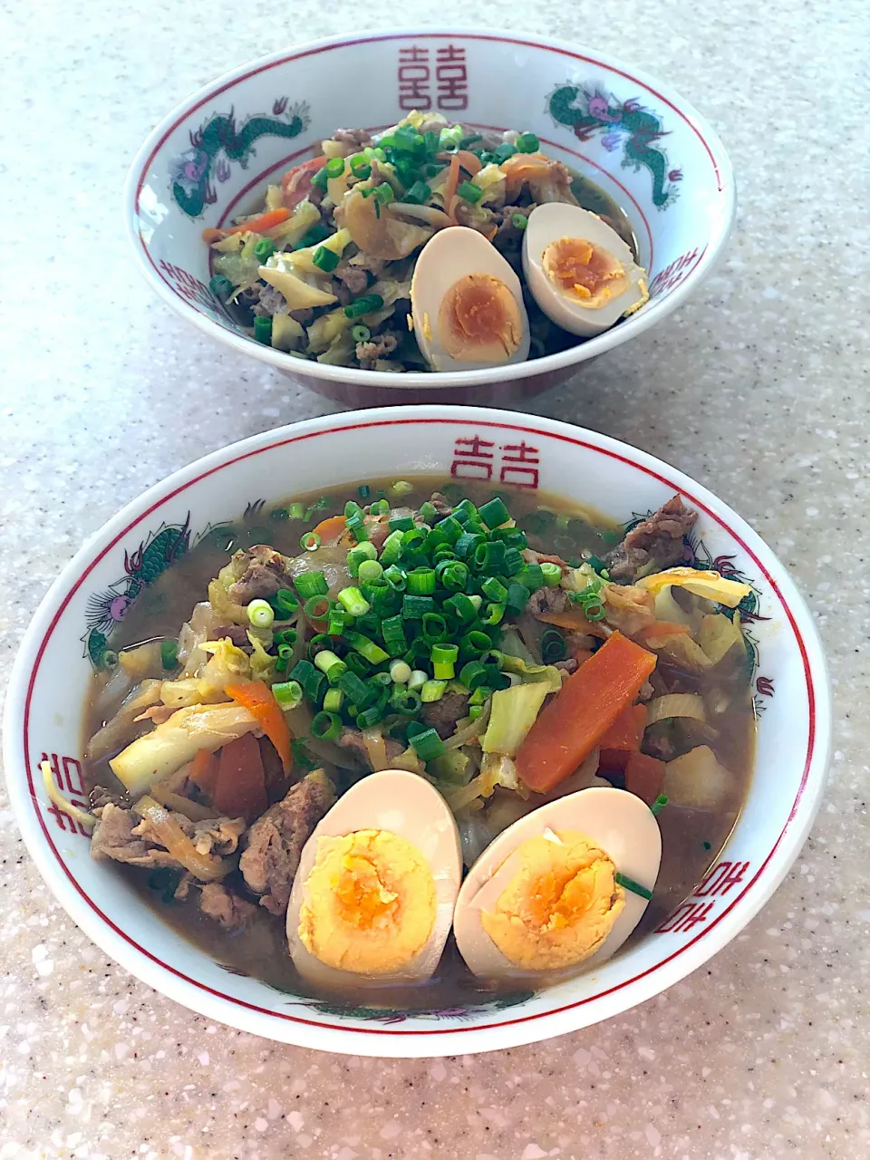 お野菜たっぷり味玉味噌ラーメン🍜！|Mayumiさん