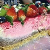 Snapdishの料理写真:Neopolitan Cheesecake|Arinron Ahirafさん