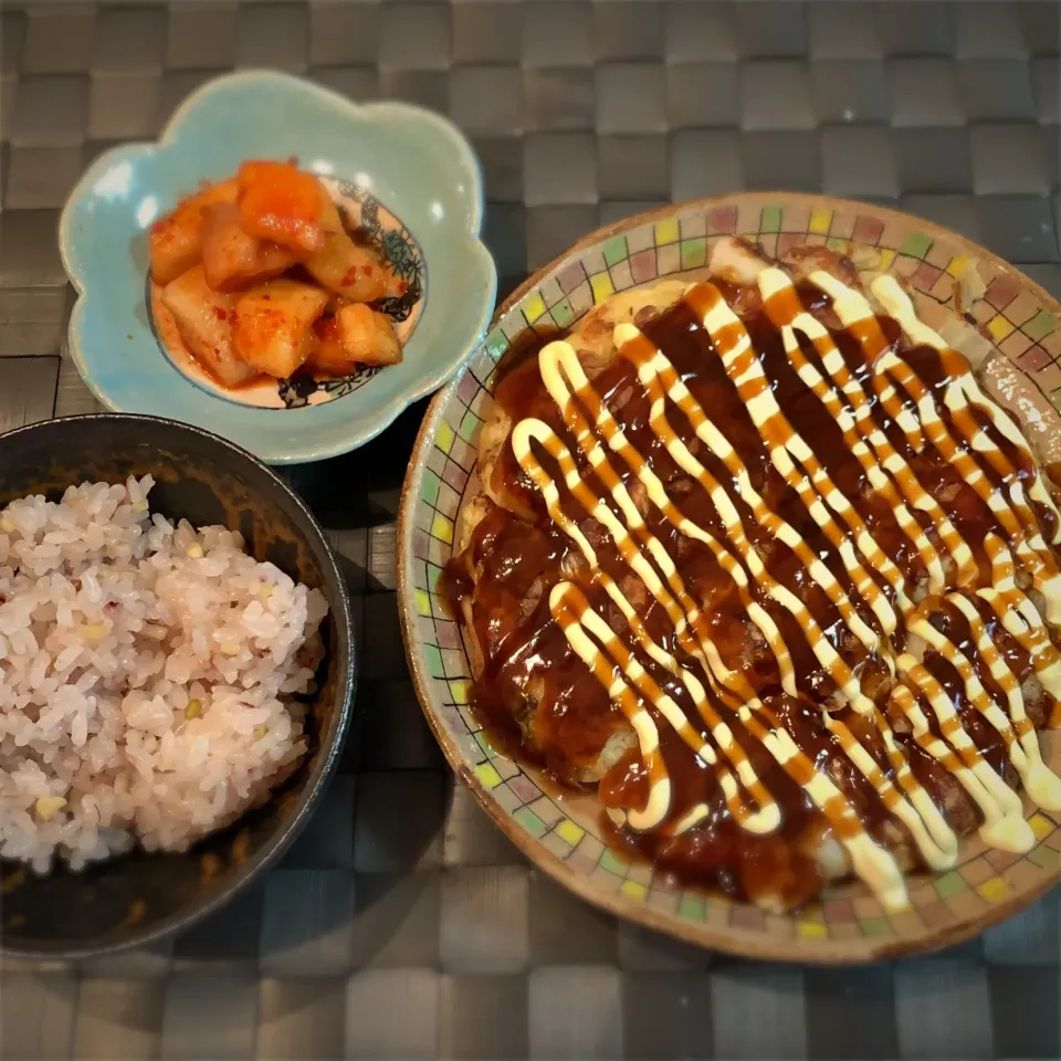 ザ⭐︎関西人❣️お好み焼き定食！|Yochipyさん