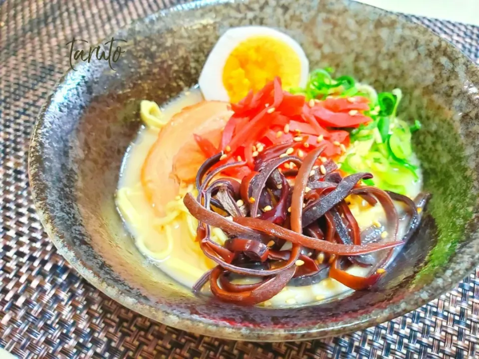 おうちで豆乳味噌ラーメン😋🍴🍜|taruto⭐️さん