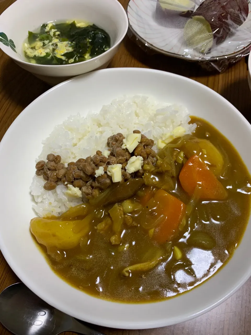 11月28日夜は納豆カレー🍛|とももさん