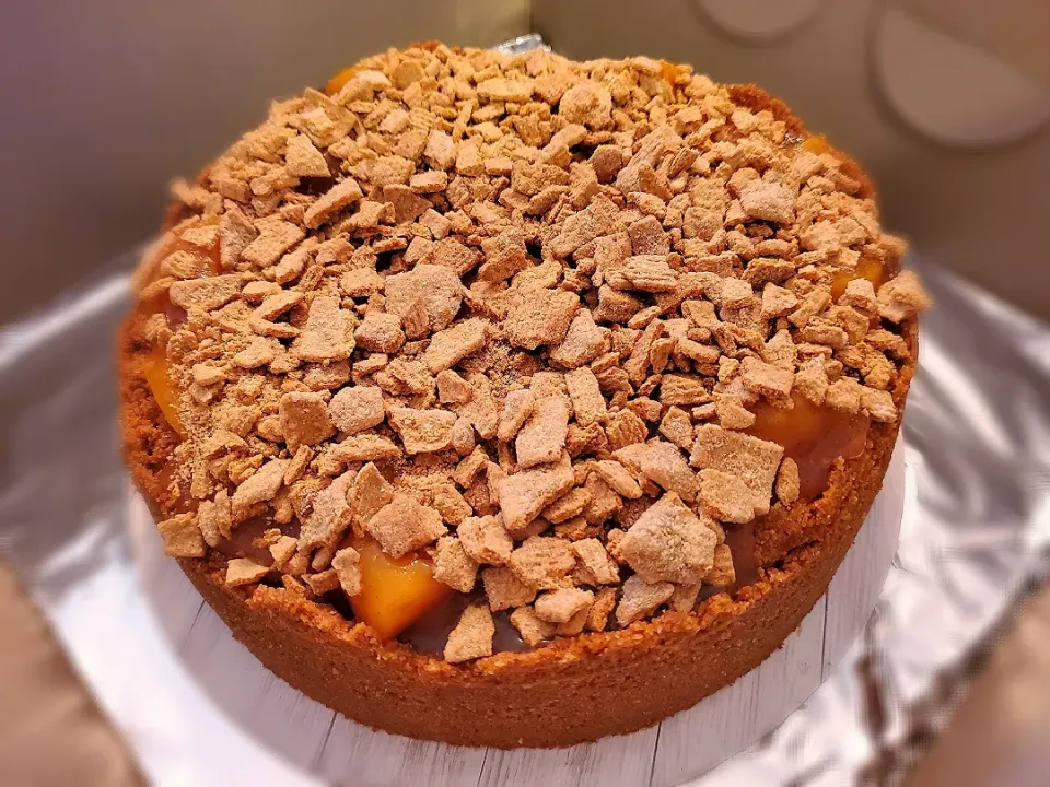 Peach Cobbler Cheesecake|dupgiantsさん