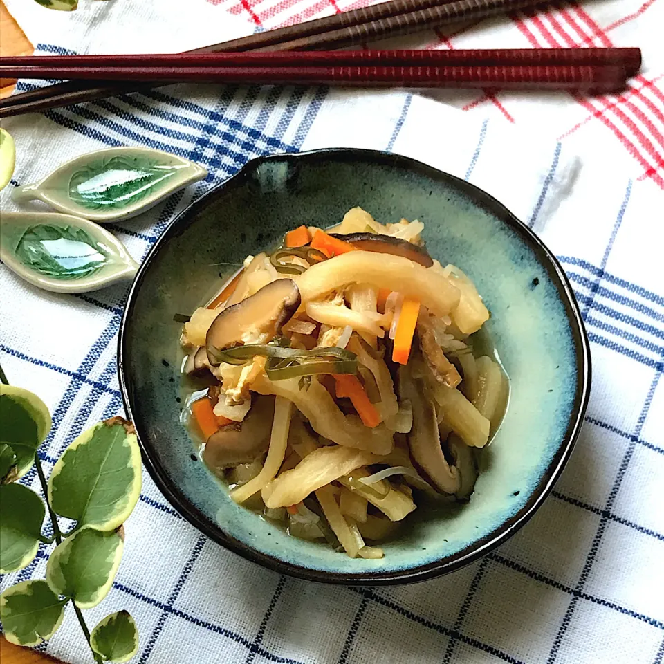 🍁すごく美味しくてお気に入り『きりぼし大根はえらい』で作る我が家の常備菜💕切り干し大根煮🥢😋|Hollyさん