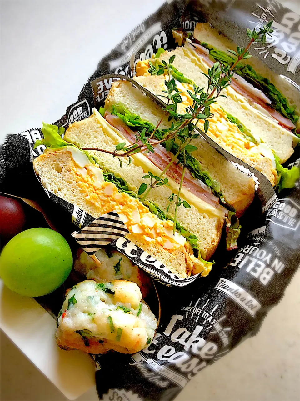 サンドイッチお弁当🥪|みゆきさん