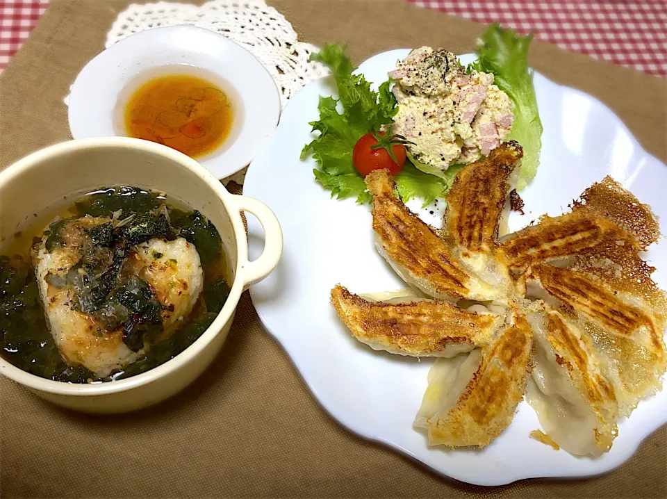 🥟生餃子とおからサラダ🥗|eiyadeさん