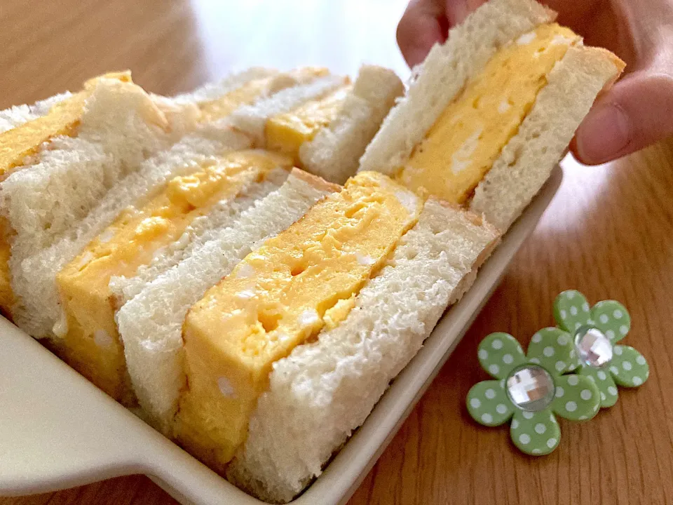 ＊厚焼き玉子サンド🥪＊|＊抹茶＊さん